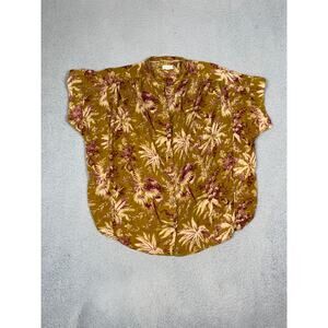 Pilcro Anthropologie Womens Size XXS/XS Short Sleeve Batwing Blouse